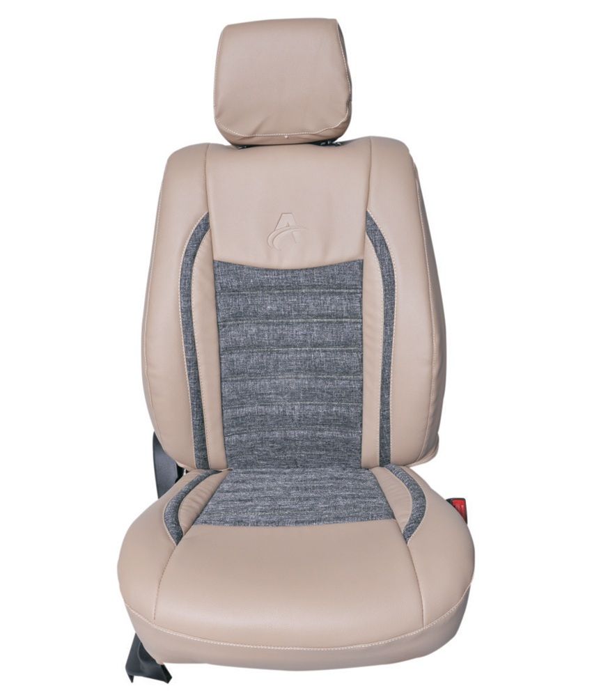 Appeal Beige Car Seat Cover For Etios Front Detachable