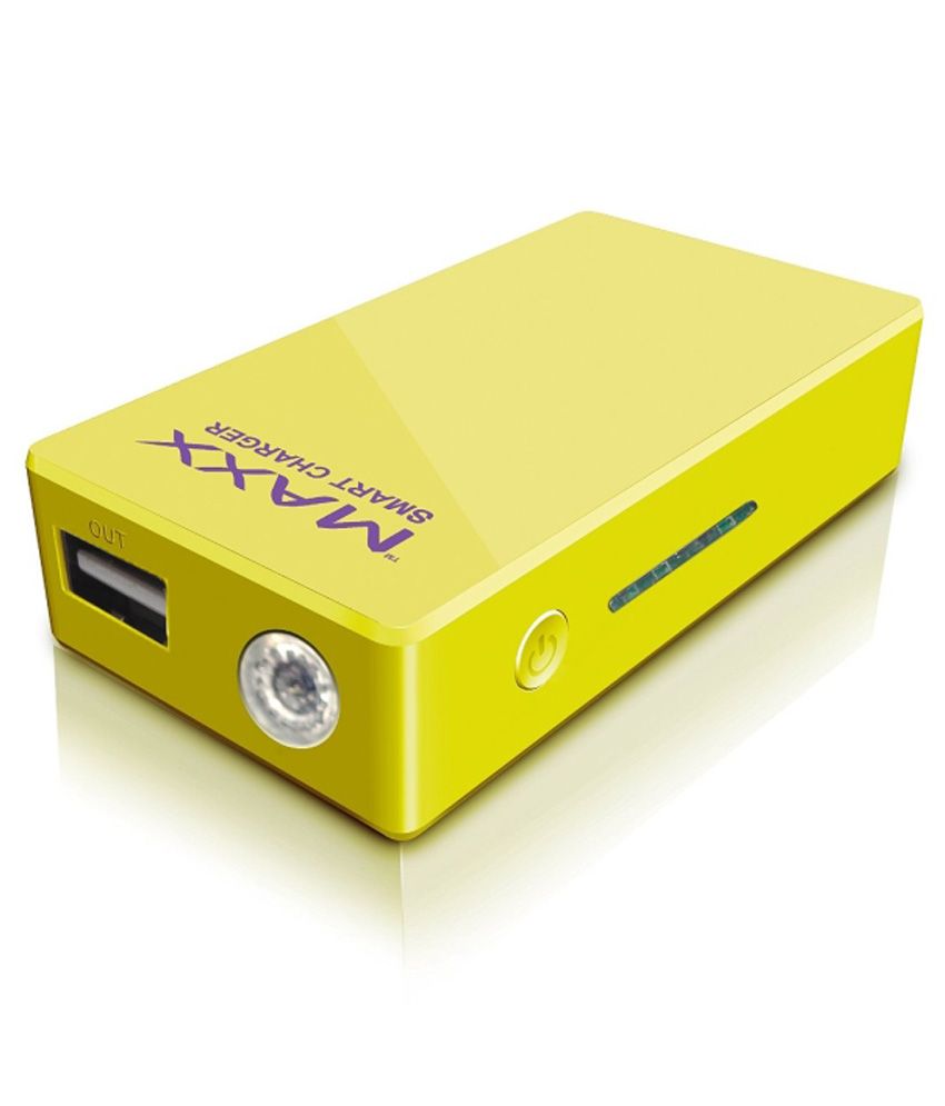 Maxx 3000 mAh Power Bank - Yellow - Buy Maxx 3000 mAh Power Bank ...