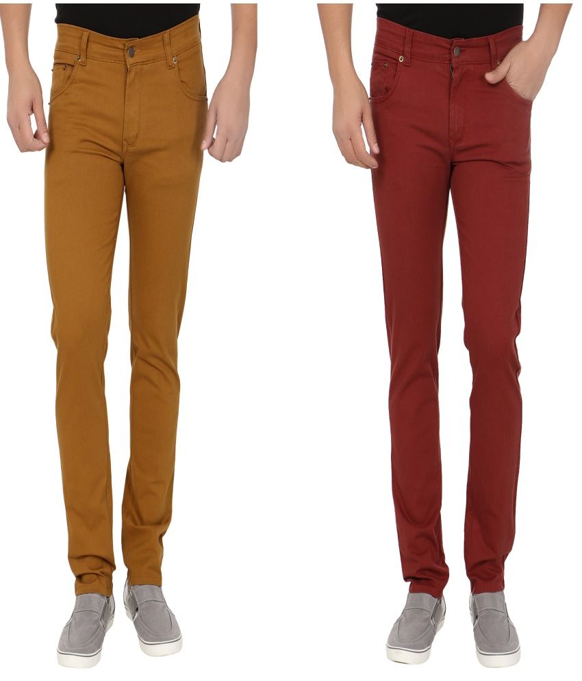 maroon chinos mens