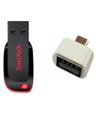 SanDisk Cruzer Blade 16 GB Pen Drives Red and Black