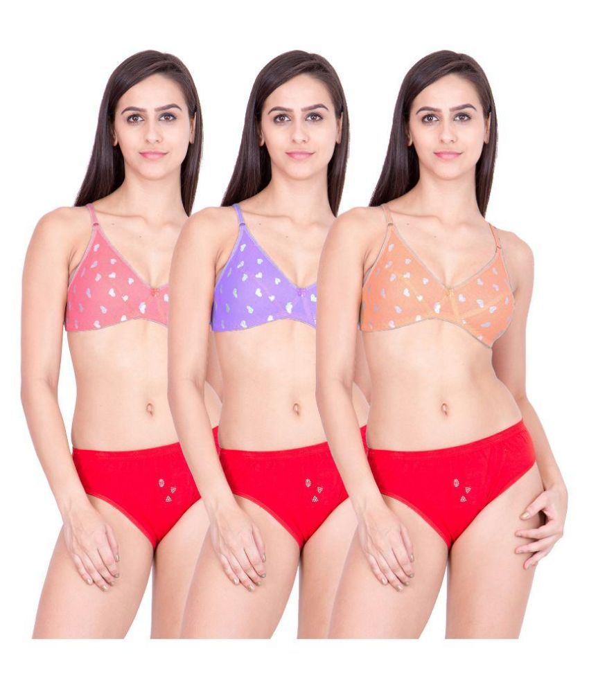 Buy Body Liv Multi Color Poly Cotton Bras Online At Best Prices In