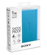 Sony 1 TB External Hard Disks Blue