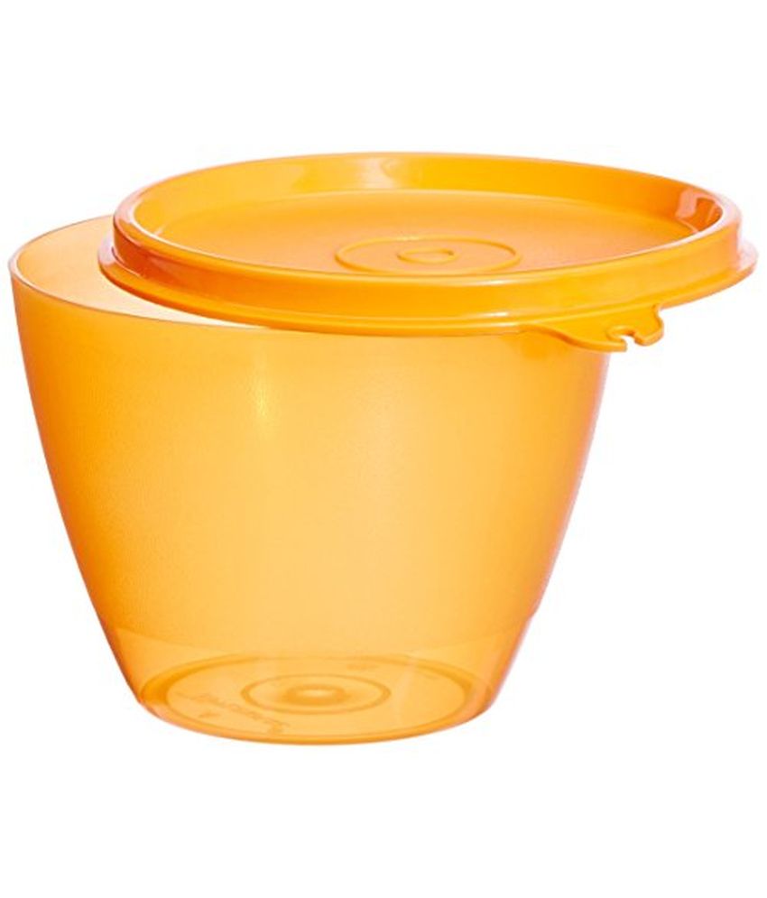 Tupperware Yellow Virgin Plastic Container Buy Online at Best Price in