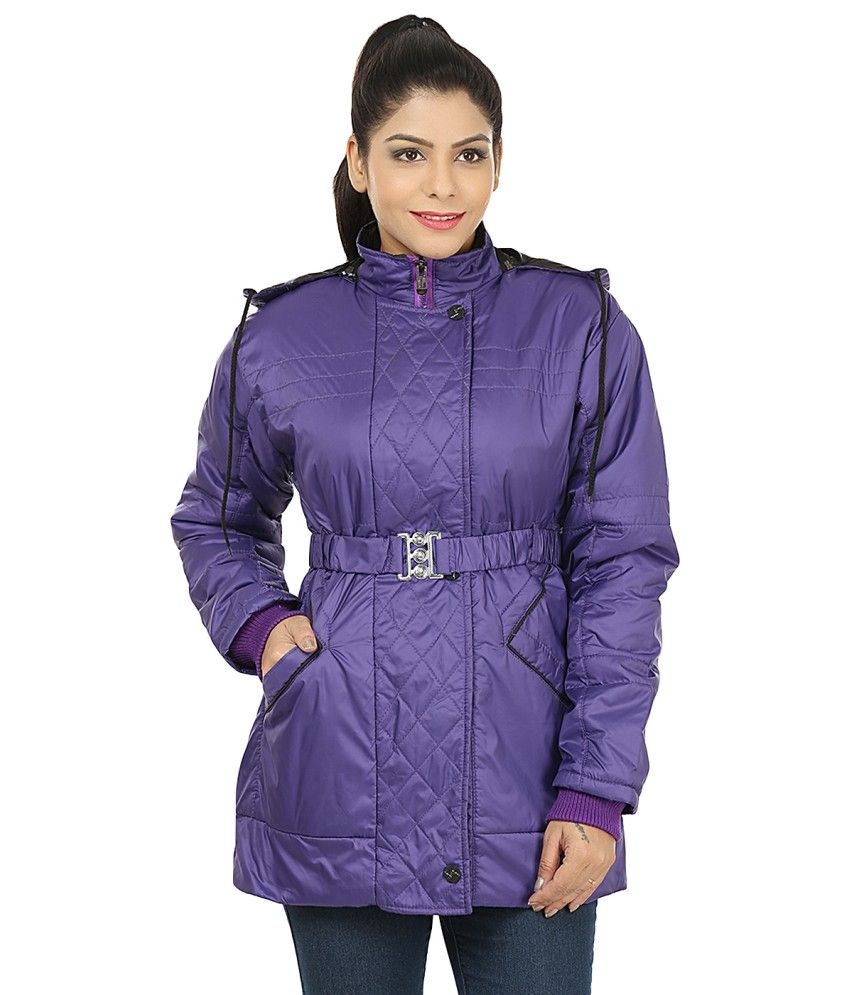 Buy Winter Fuel Purple Nylon Jackets Online at Best Prices