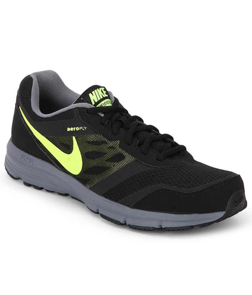 nike black lace up shoes