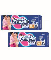 Mamy Poko Pants XXL (15-25 Kg) 24 Pcs Pack of 2