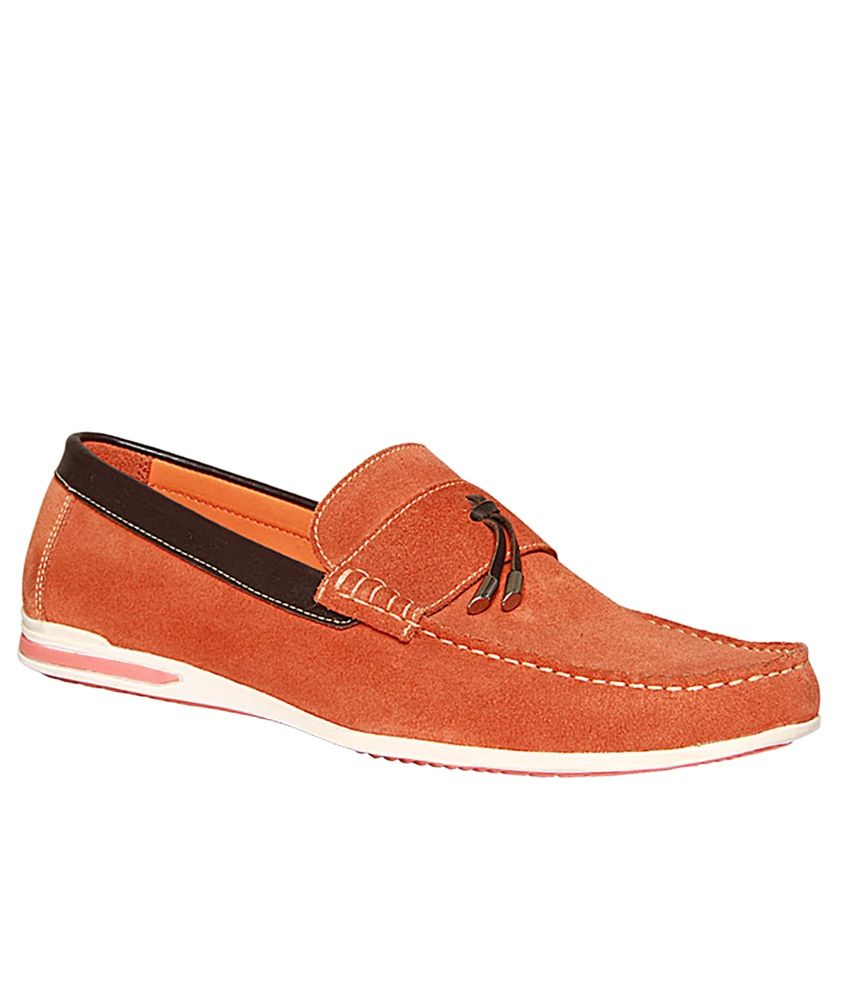 Bata Orange Loafers Price in India Buy Bata Orange Loafers Online at