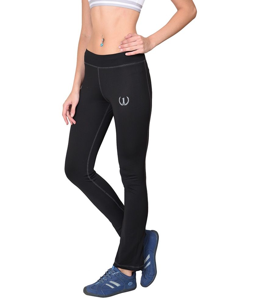 black polyester pants