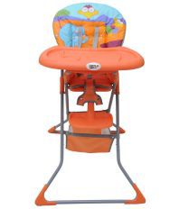Happy Kids Orange Baby High Chair