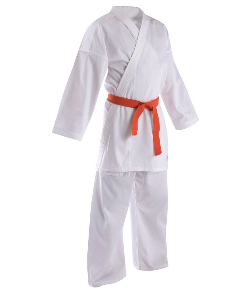 Kalari Karate Uniform With Orange Belt: Buy Online at Best Price on