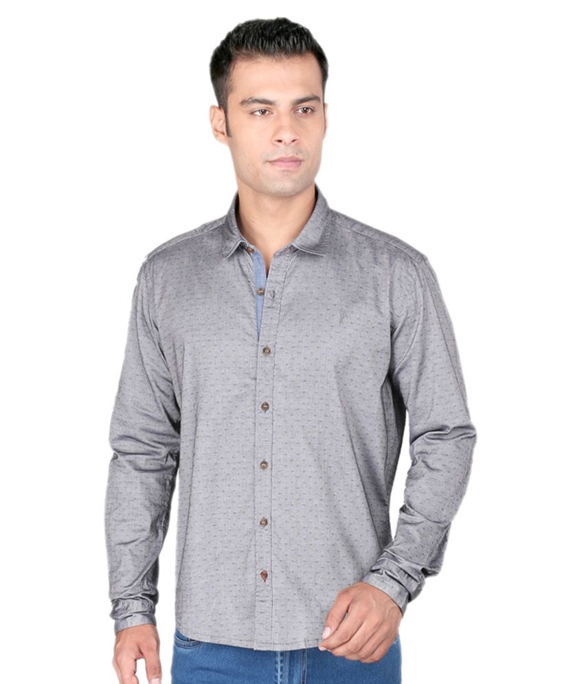 grey shirt business casual