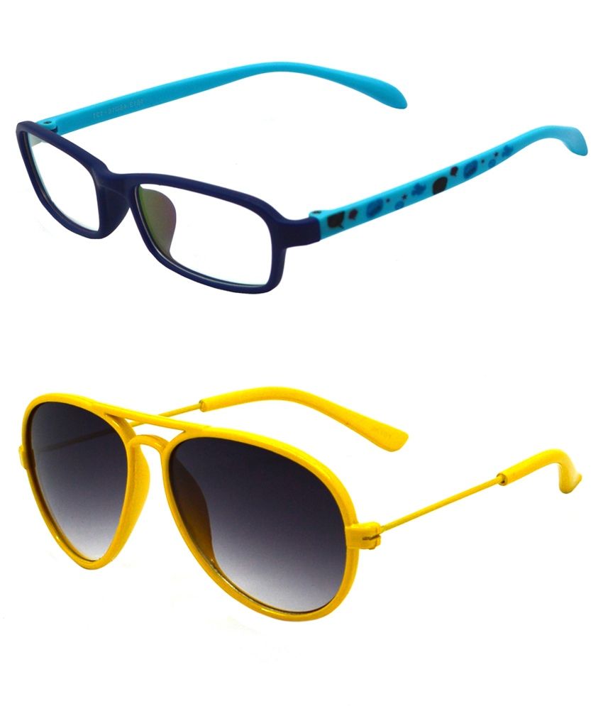 Buy Goggy Poggy Yellow Kids Aviator Sunglasses ...