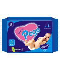 New Pogo White Cotton Diaper - Pack Of 4 Piece
