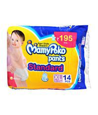 Mamy Poko Pants Extra Large Standard Diaper - 14 Piece (12 ...