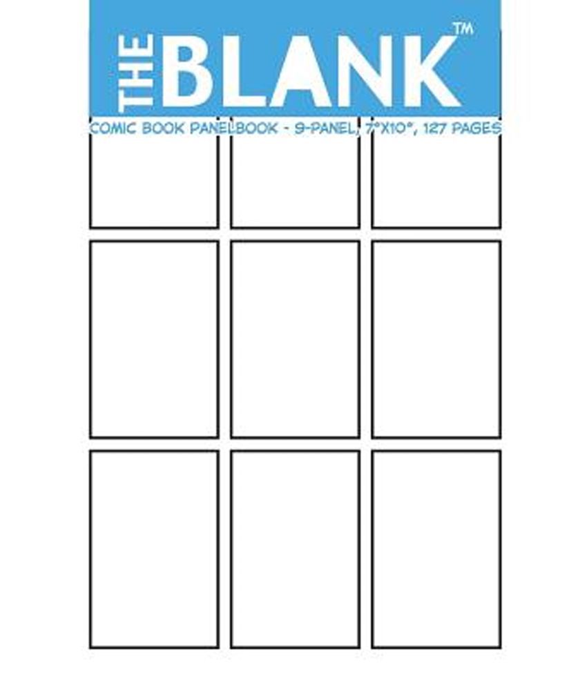 Blank comic strip boxes