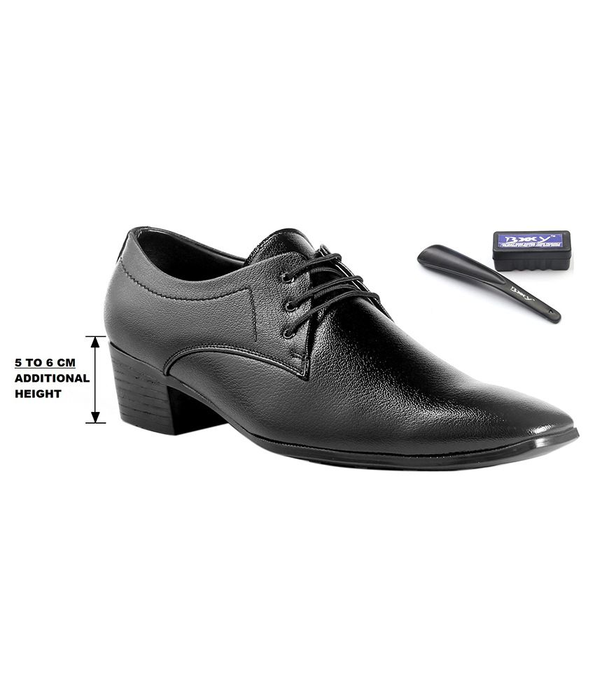 85% OFF on Bxxy Black Formal Shoes on 
