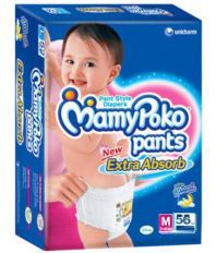 Mamy Poko Pants Medium Regular Diaper - 56 Pieces