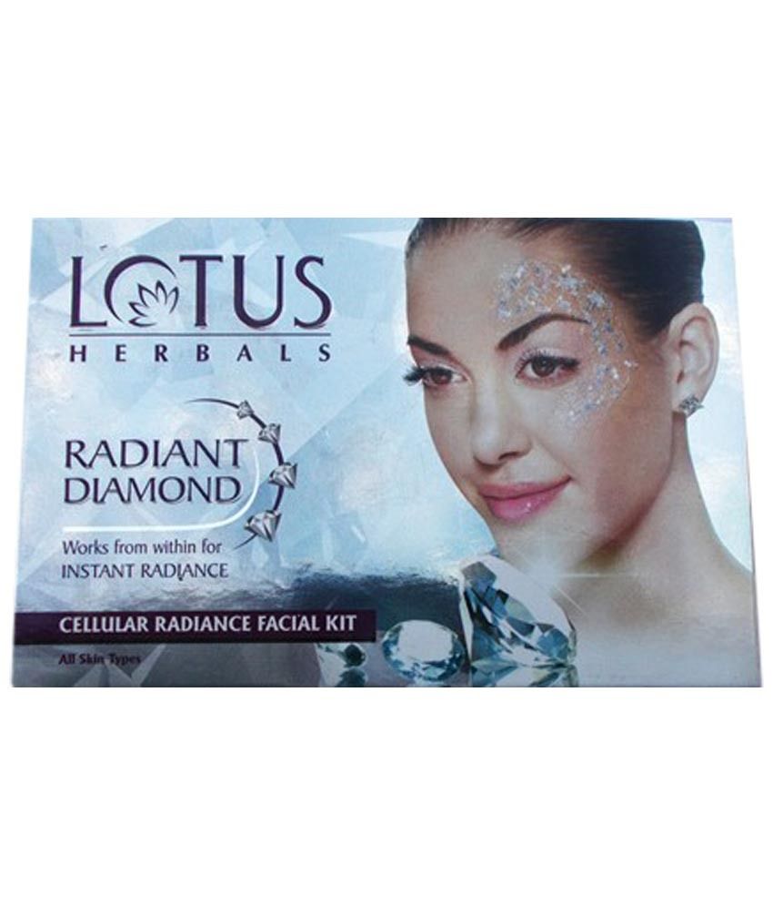 Lotus Herbals Radiant Diamond Cellular Radiance Facial Kit Buy Lotus