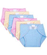 Baby Joy Multicolour Cotton Soft Nappies ? Pack of 6