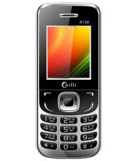 Chilli K130 Dual Sim GSM Camera Mobile Phone - Black