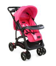 Luv Lap Baby Stroller Pram Sports Pink/Orange - 18159