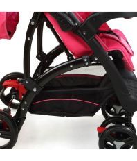 Luv Lap Baby Stroller Pram Sports Pink/Orange - 18159