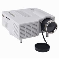 Tele Dealz Mini LED Portable Projector - White