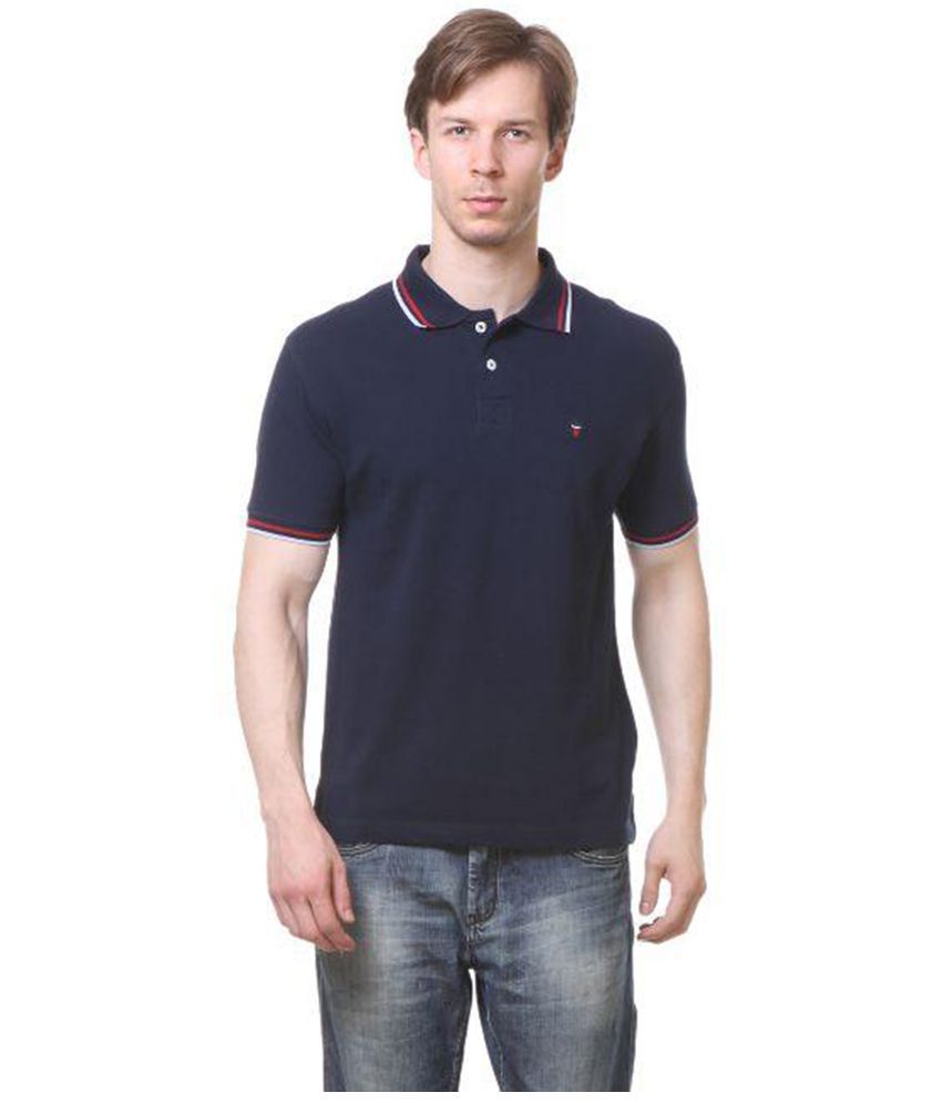 Louis Philippe Navy Polo T Shirts - Buy Louis Philippe Navy Polo T Shirts Online at Low Price ...