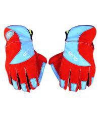 TURBO CLUB (Full Samber) Wicket Keeping Gloves (Youth, Red, Yellow)