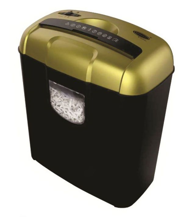 Bambalio BCC-1500 Gold 6 Sheets Cross Cut Paper & Credit Card Shredder