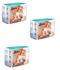 Libero White Diaper Pants - Pack of 3
