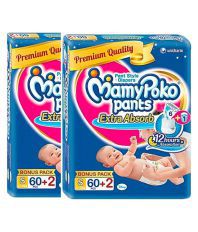 Mamy Poko Pants Small Extra Absorb Pant Style Diapers - Pac...