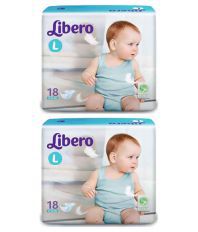 Libero White Regular Diaper - Pack of 2