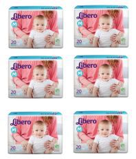 Libero White Regular Diaper - Pack of 6