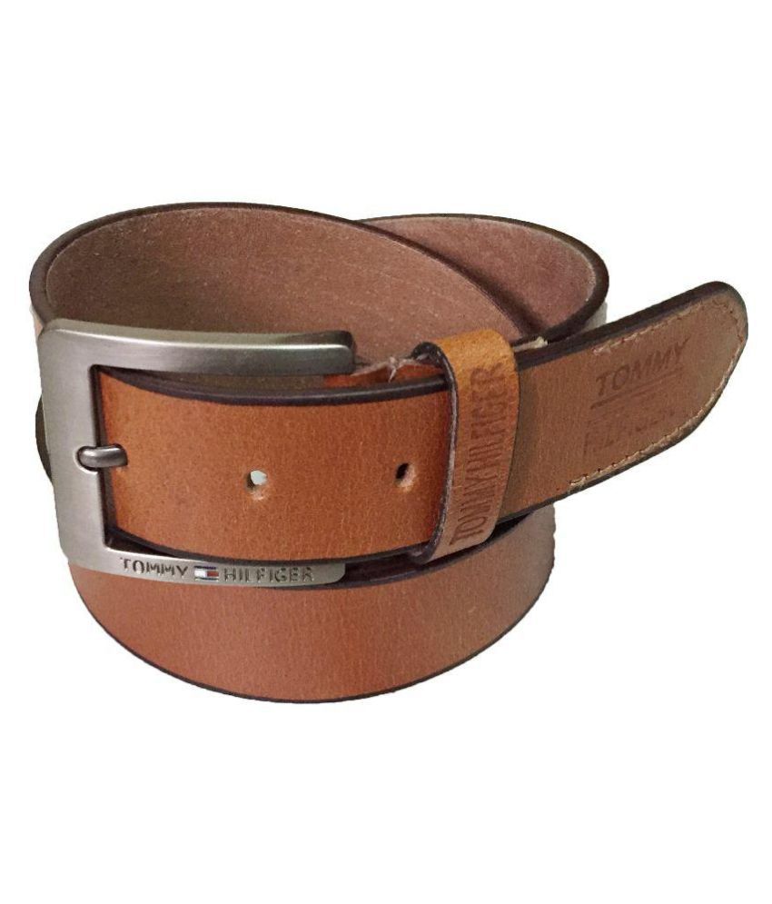 Tommy Hilfiger Tan Leather Casual Belts: Buy Online at Low Price in India - Snapdeal