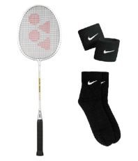 Yonex Gr.303 Badminton Racquet with FREE Pair of Socks & Wrist Band