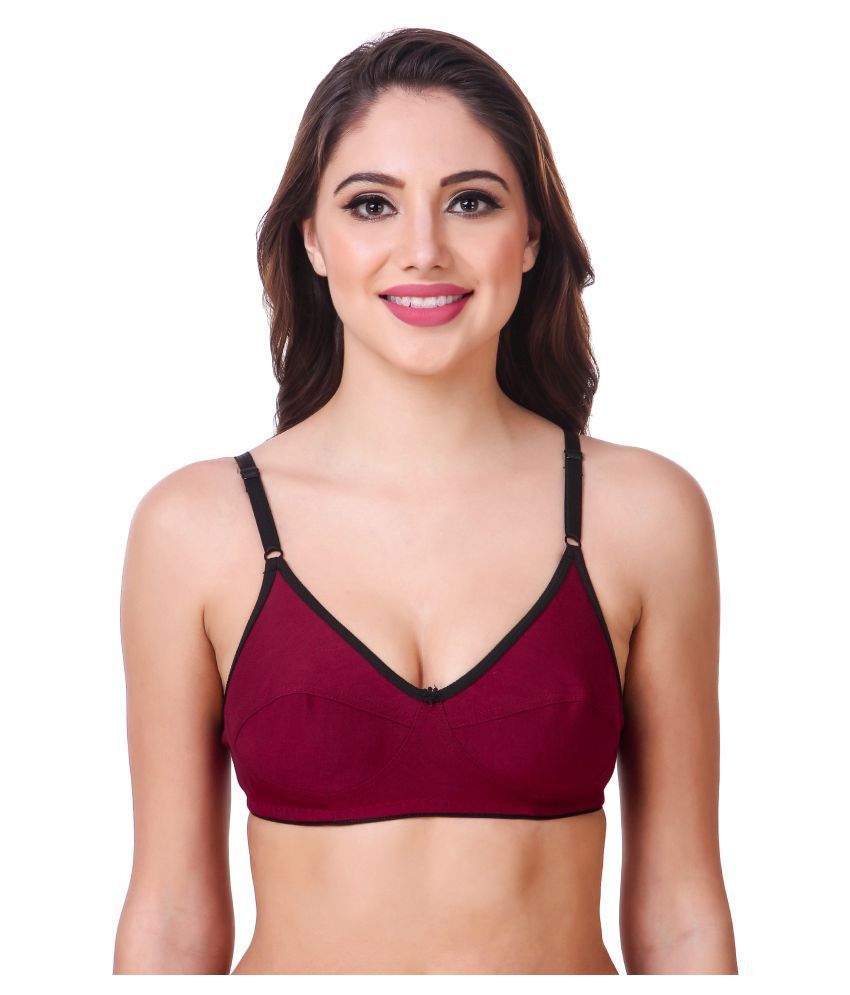 Buy In Beauty Cotton Lycra Push Up Bra Multi Color Online At Best