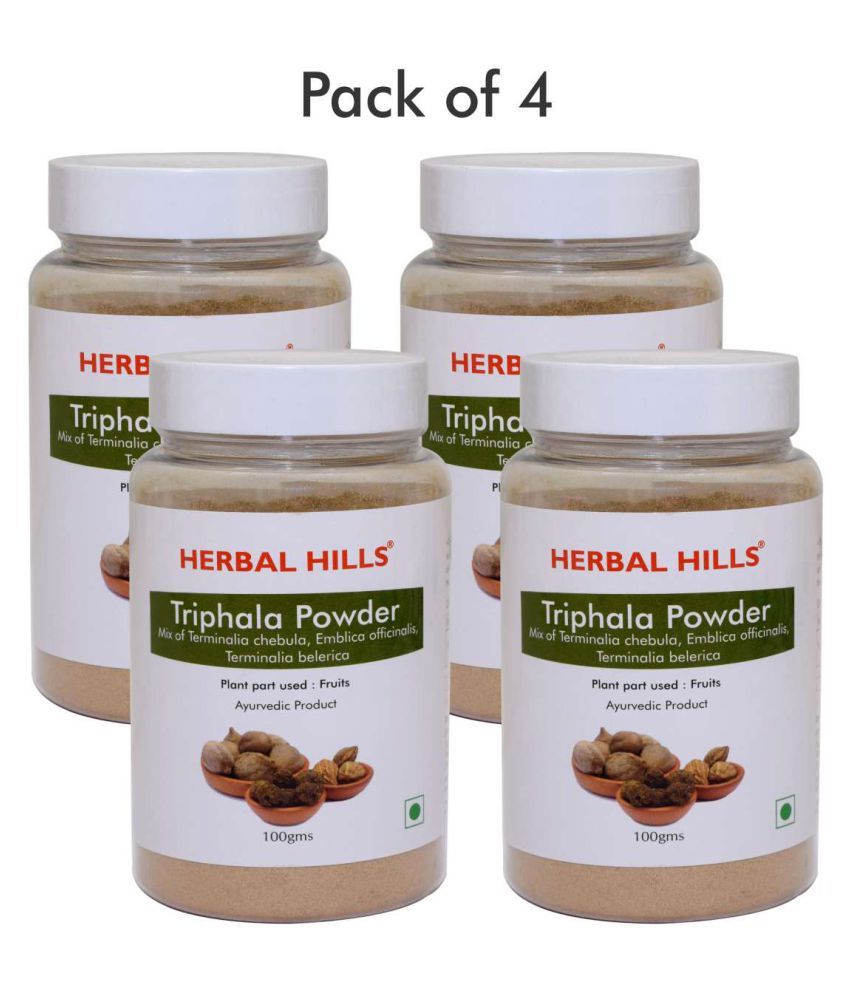 Herbal Hills Triphala Powder 100 Gms Pack Of 4 Powder 100 Gm Buy