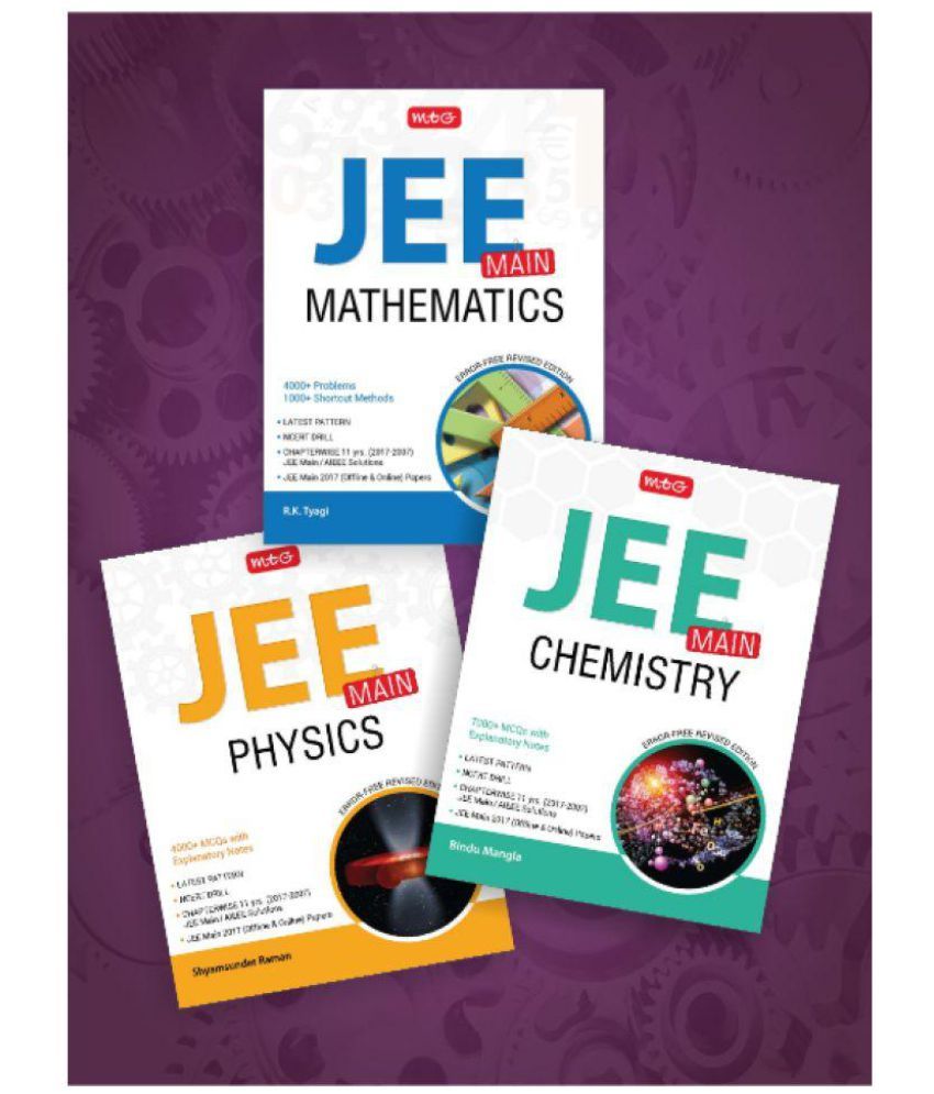 Mtg Jee Main Chemistry Physics Mathematics Combo For Jee Main