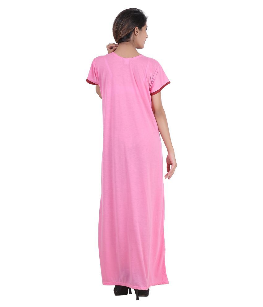 Buy Glossia Cotton Nighty Night Gowns Multi Color Online At Best