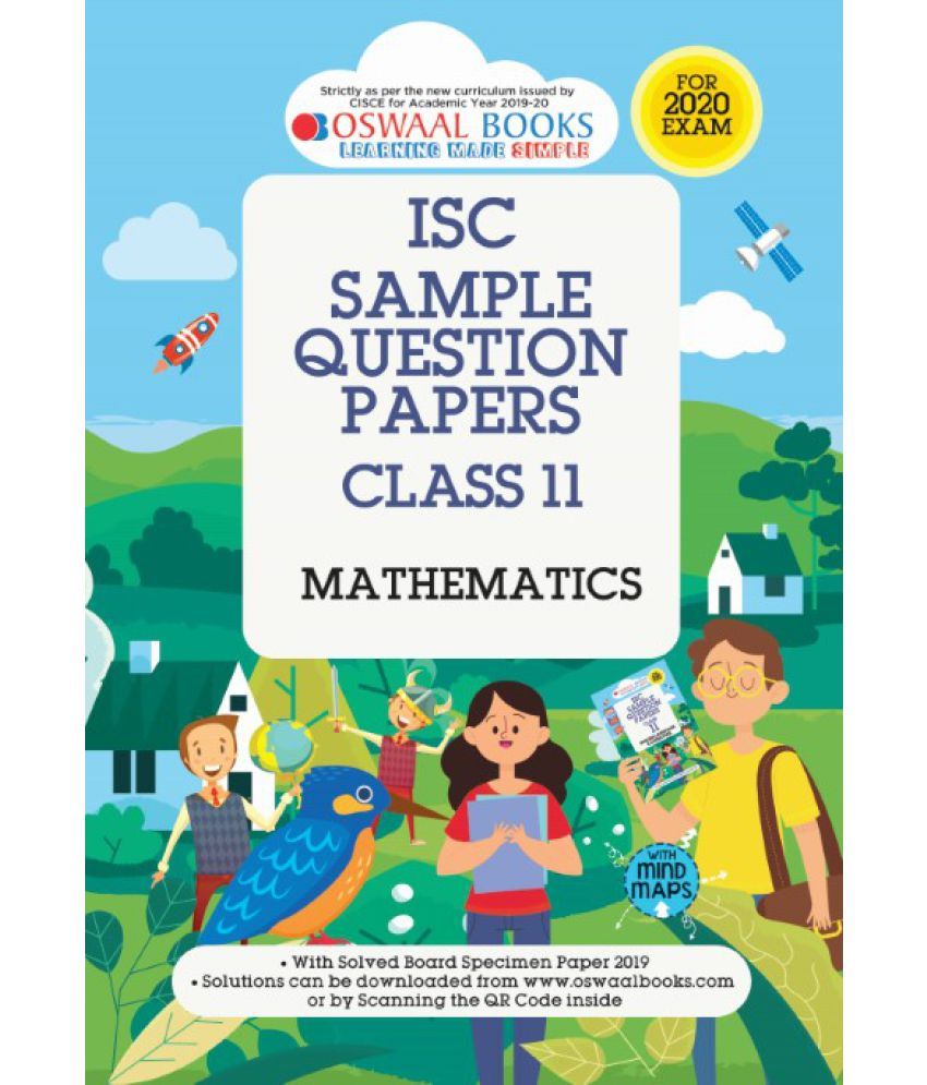 Oswaal ISC Sample Question Paper Class 11 Mathematics Book For 2020