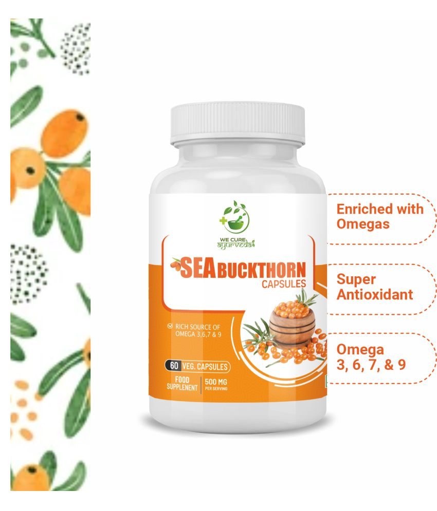 Wecure Ayurveda Plant Based Collagen Builder Sea Buckthorn Capsule