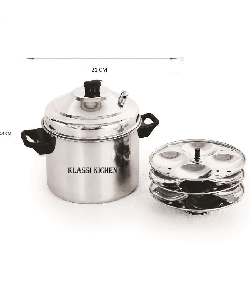 Klassi Kichen Steel Idli Maker Stainless Steel Idli Cooker Ml Buy