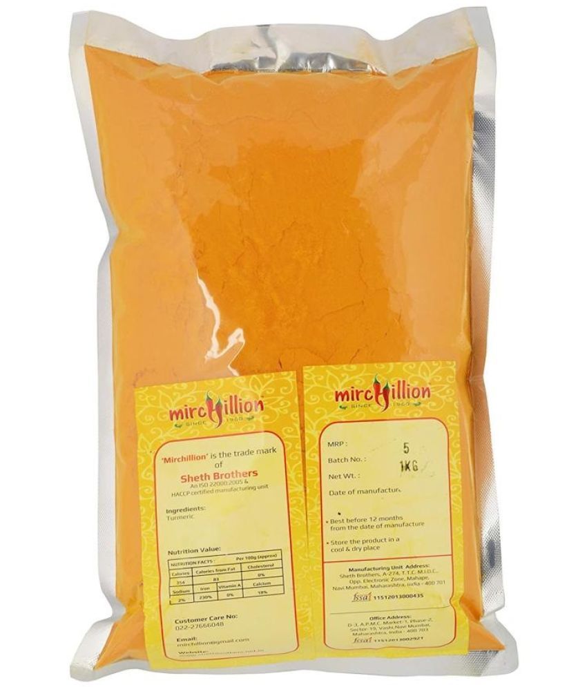 Mirchillion Gm Haldi Turmeric Pack Of Buy Mirchillion