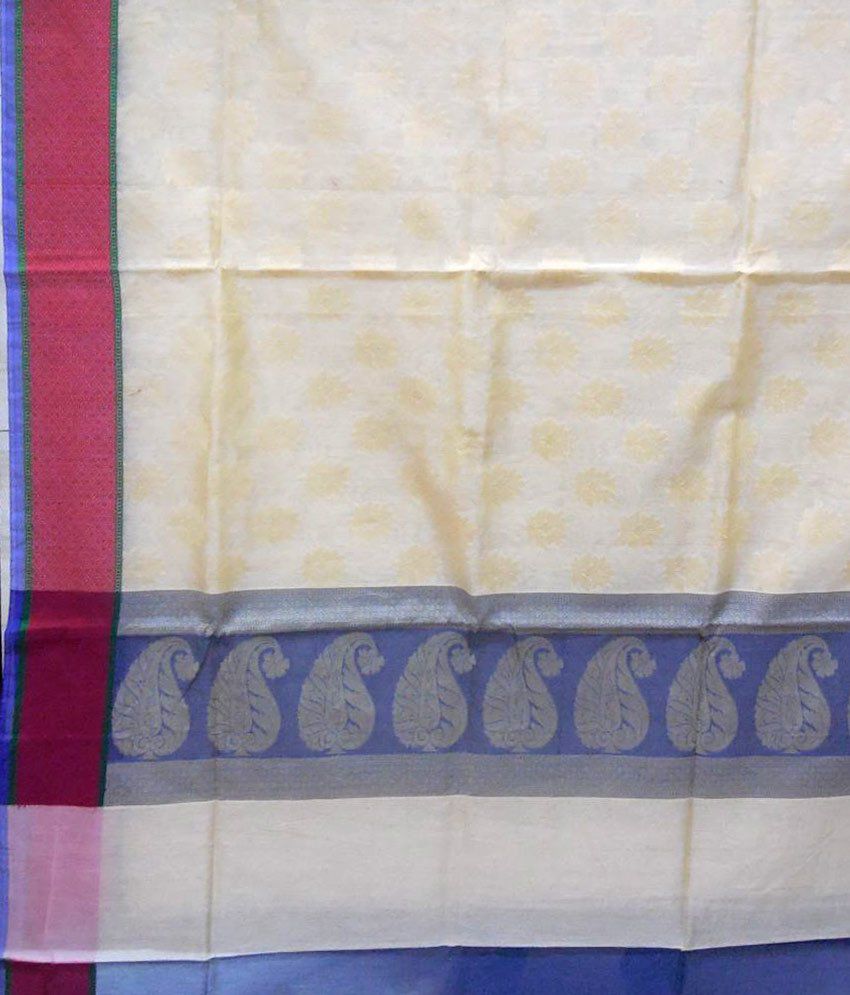 Fabric India Beige Cotton Saree - Buy Fabric India Beige Cotton Saree ...