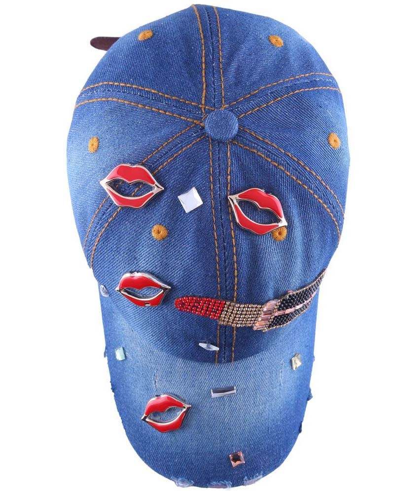 Fabseasons Blue Cotton Baseball Cap For Men Buy Online at Low Price in