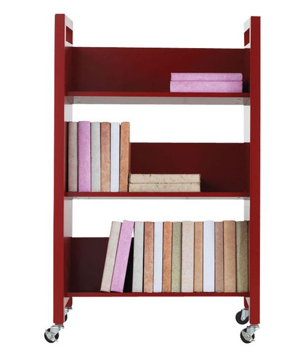 Portable Book Shelf In Red Buy Portable Book Shelf In Red Online