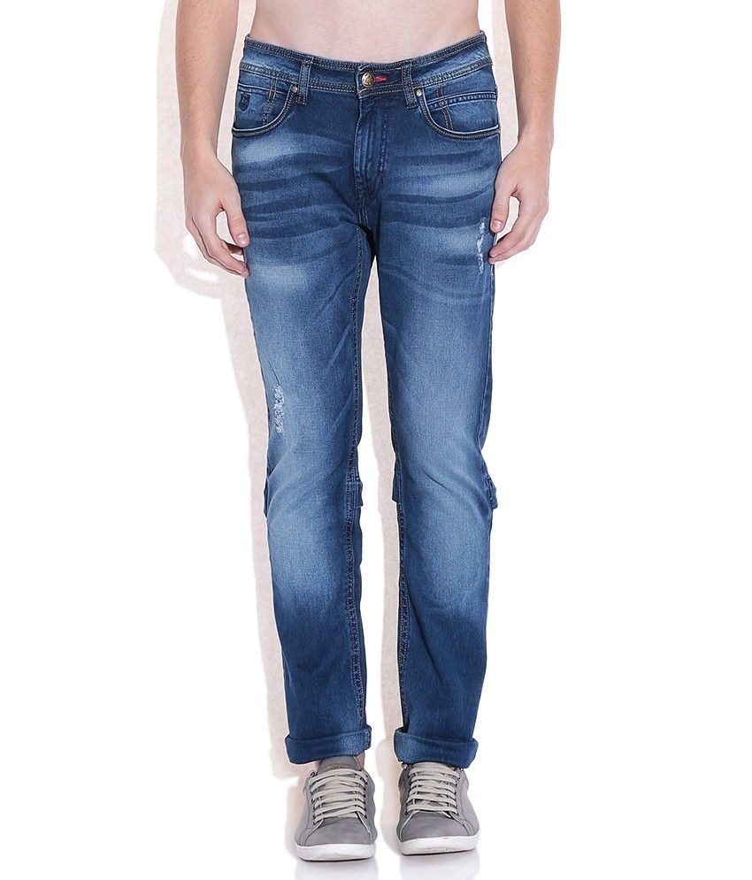 flying machine slim men blue jeans