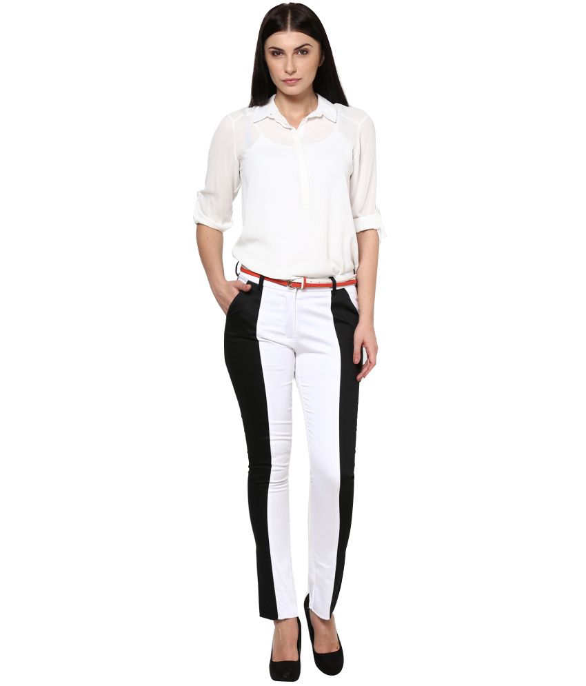 mens white cotton trousers