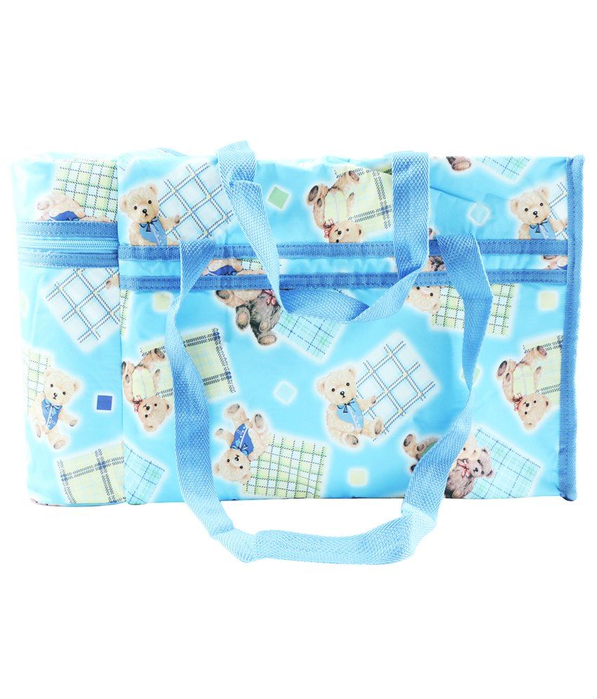 Ole Baby Premium Teddy Diaper Bag With Warmer Blue Buy Ole Baby